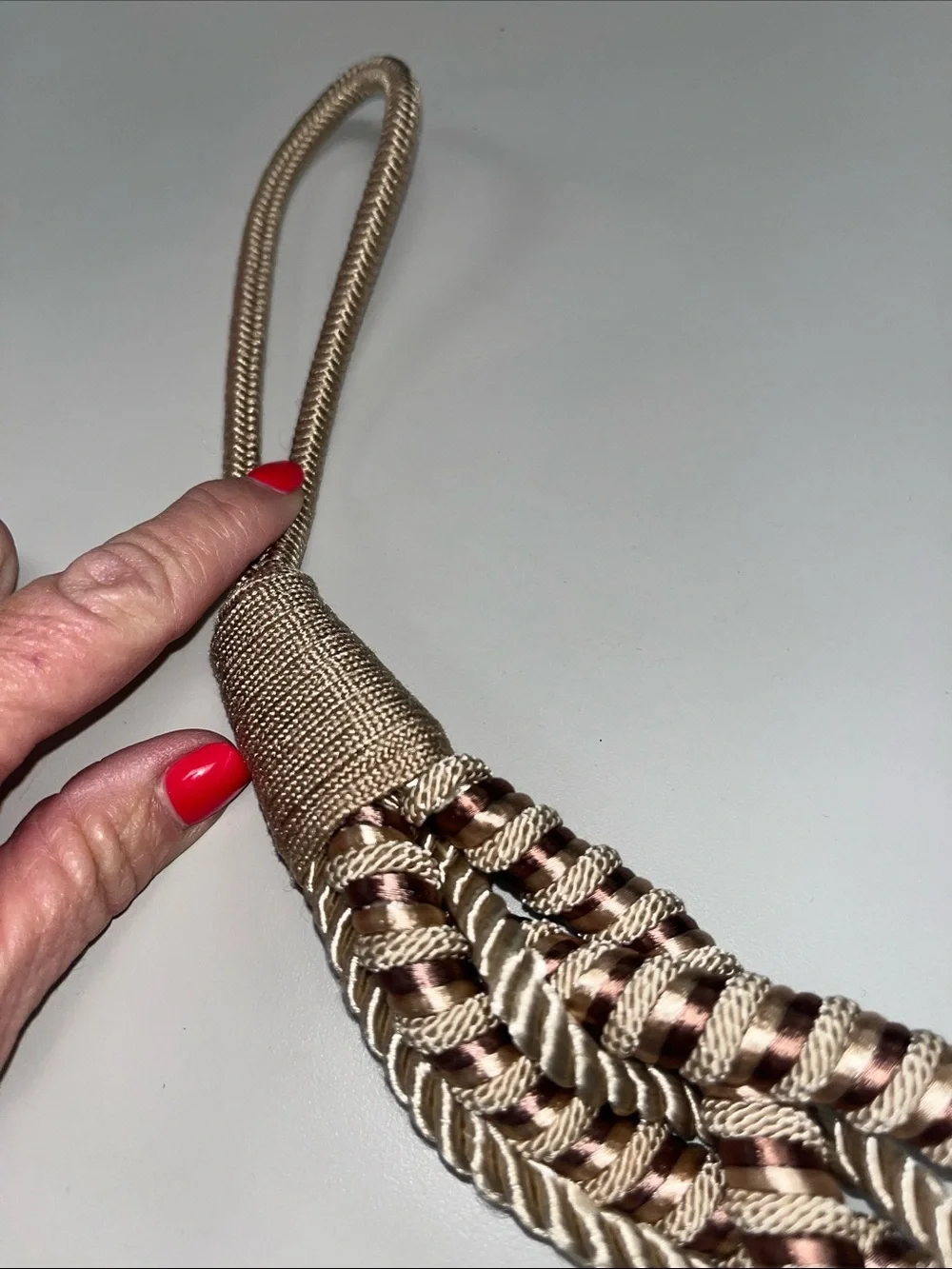 Leather Shop braided belt